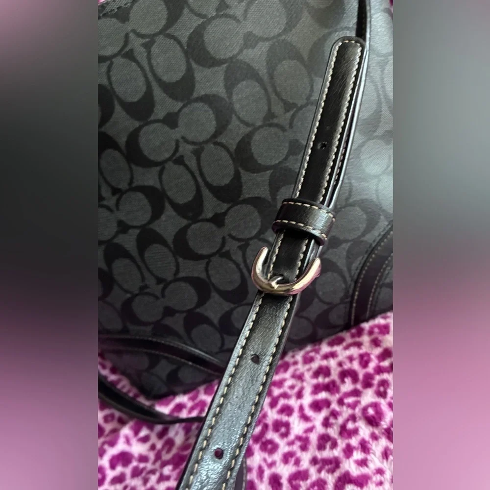 Coach Black Signature Crossbody Bag